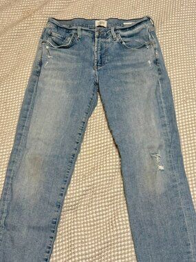 Citizens of Humanity COH Distressed Light Wash Jeans Size 27
